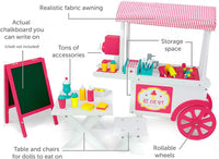 Playtime by Eimmie Furniture Ice Cream Cart with Accessories-18 Inch Doll - OrangeOnions Wholesale