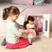 Playtime by Eimmie Furniture Wardrobe with Accessories-18 Inch Dolls - OrangeOnions Wholesale