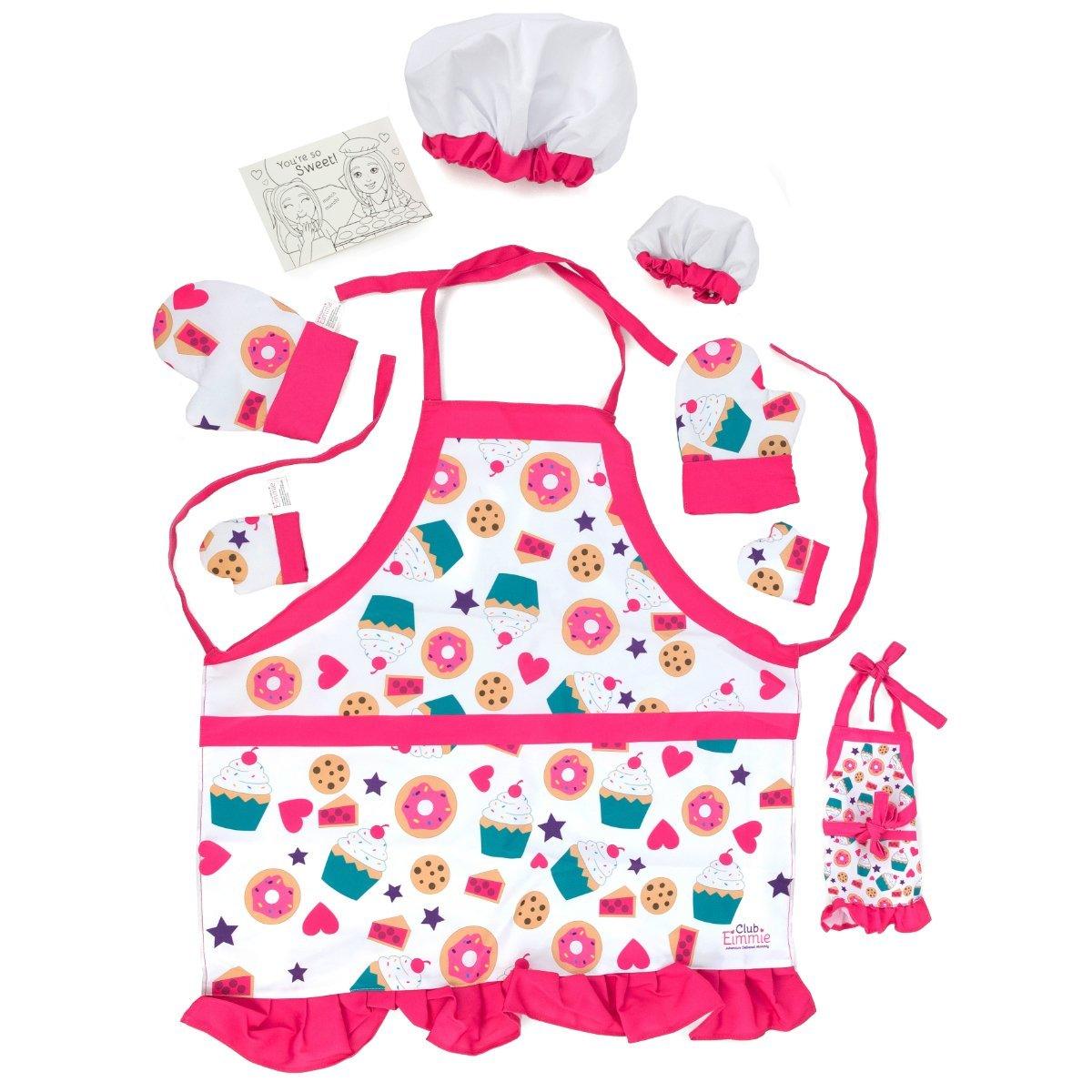 Playtime by Eimmie Playtime Pack Baking Set with Matching Child Accessories 18 Inch Dolls - OrangeOnions Wholesale