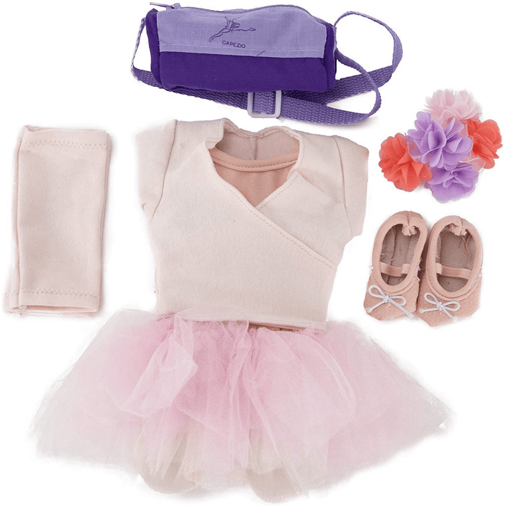 Playtime by Eimmie Playtime Pack Capezio Ballerina - 18 Inch Dolls - OrangeOnions Wholesale