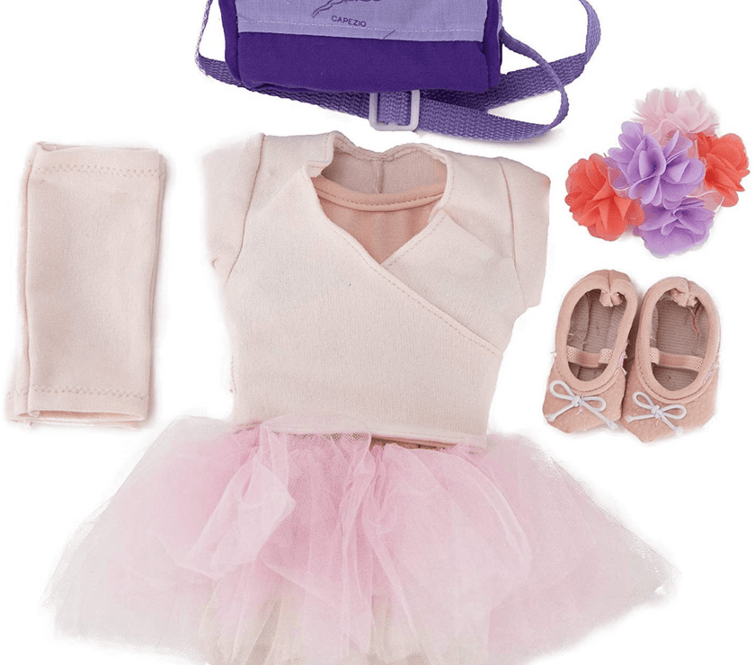 Playtime by Eimmie Playtime Pack Capezio Ballerina - 18 Inch Dolls - OrangeOnions Wholesale