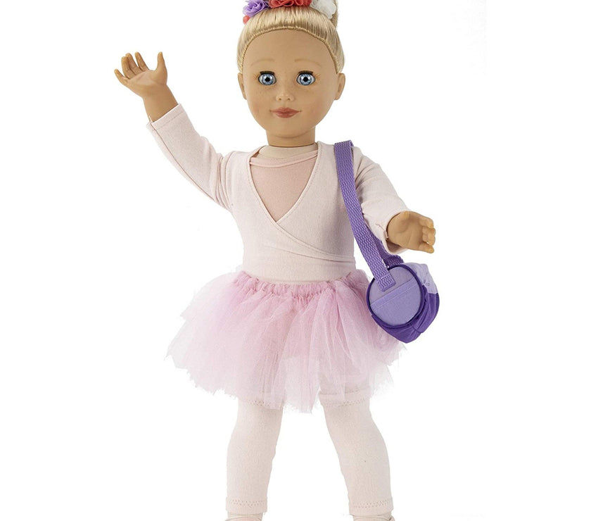 Playtime by Eimmie Playtime Pack Capezio Ballerina - 18 Inch Dolls - OrangeOnions Wholesale
