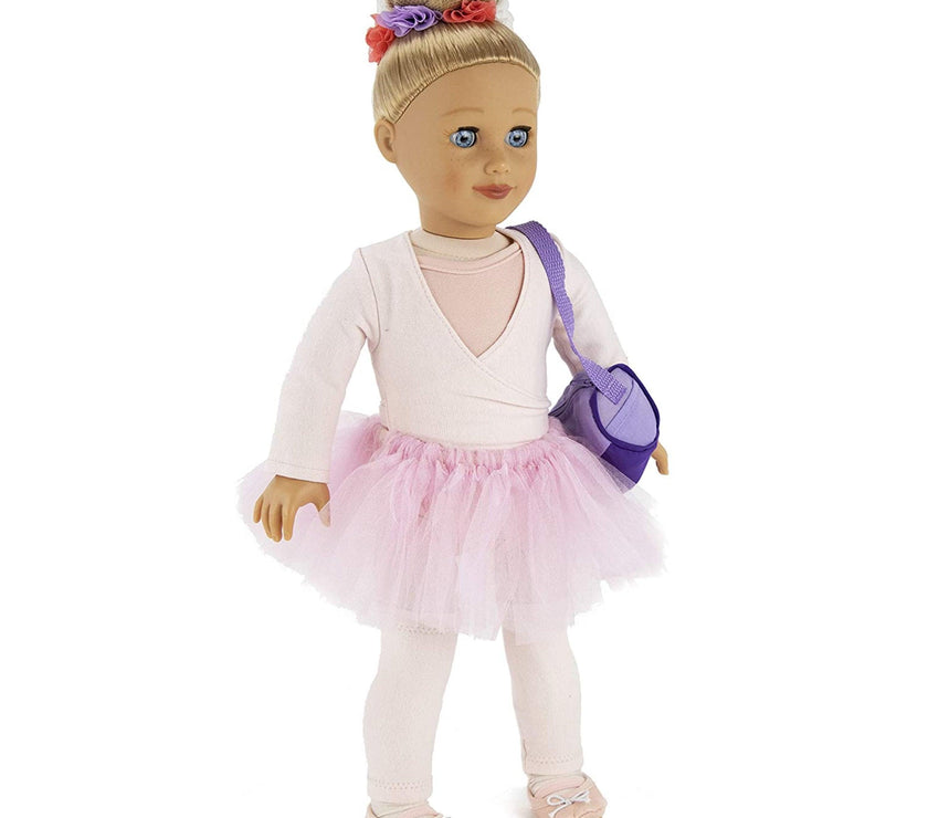 Playtime by Eimmie Playtime Pack Capezio Ballerina - 18 Inch Dolls - OrangeOnions Wholesale