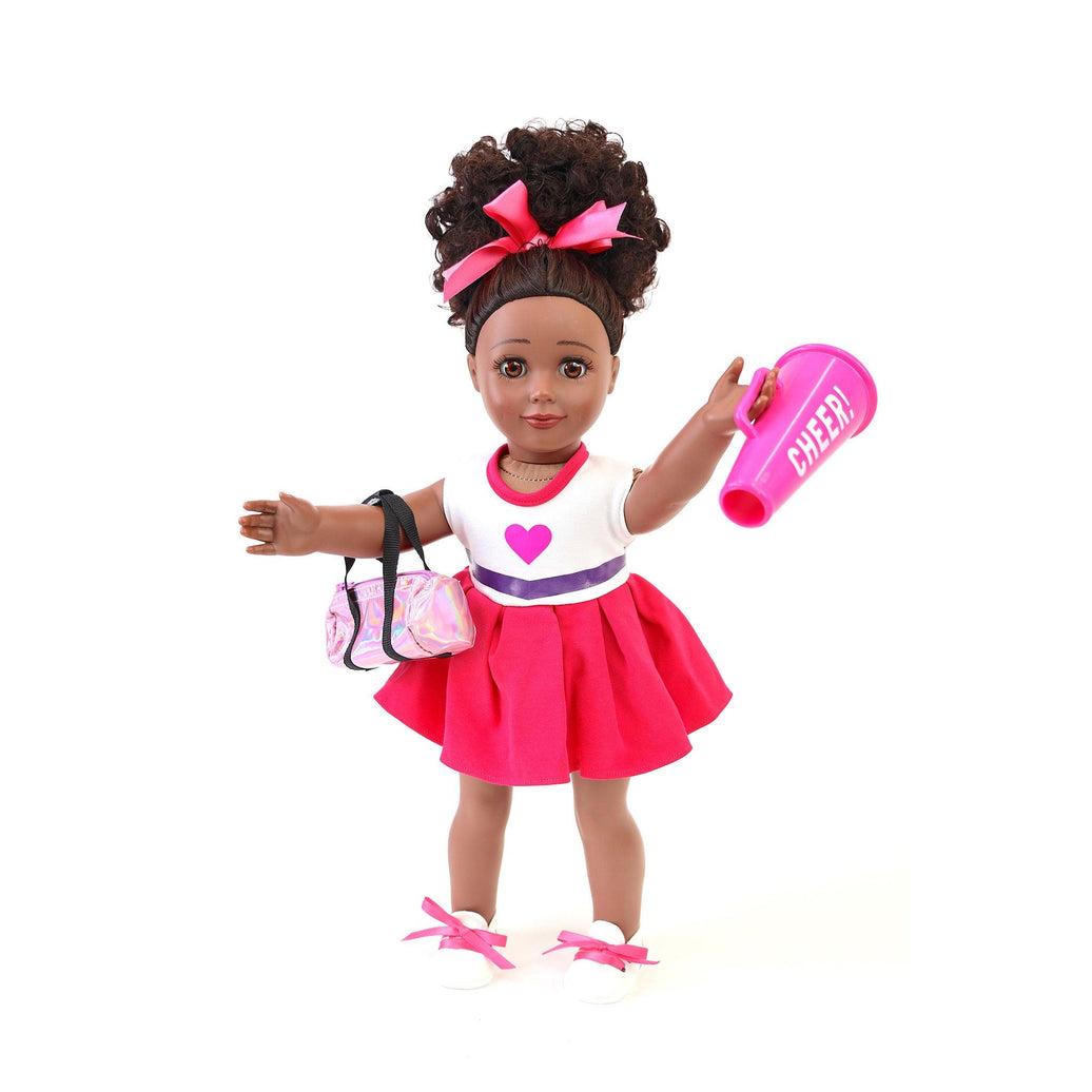 Playtime by Eimmie Playtime Pack Cheerleader - 18 Inch Dolls - OrangeOnions Wholesale
