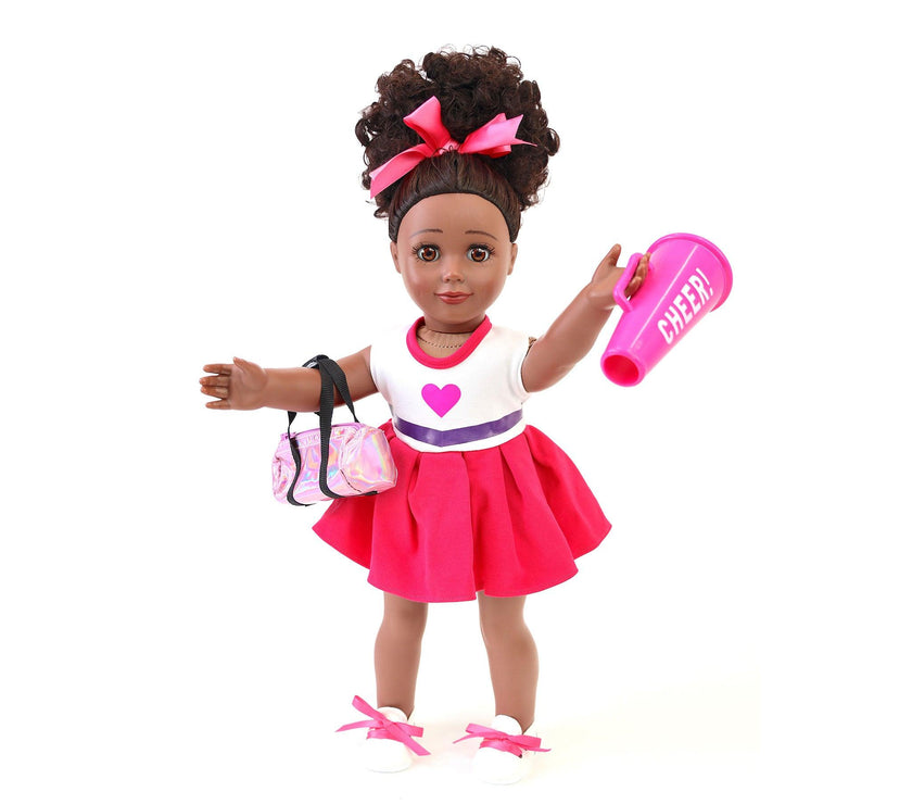 Playtime by Eimmie Playtime Pack Cheerleader - 18 Inch Dolls - OrangeOnions Wholesale