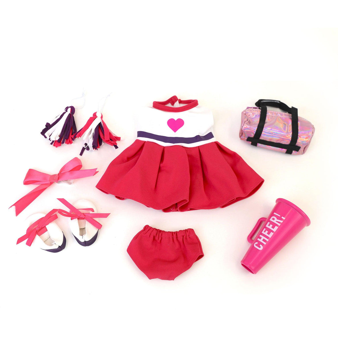 Playtime by Eimmie Playtime Pack Cheerleader - 18 Inch Dolls - OrangeOnions Wholesale