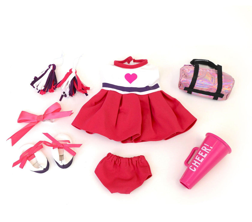 Playtime by Eimmie Playtime Pack Cheerleader - 18 Inch Dolls - OrangeOnions Wholesale