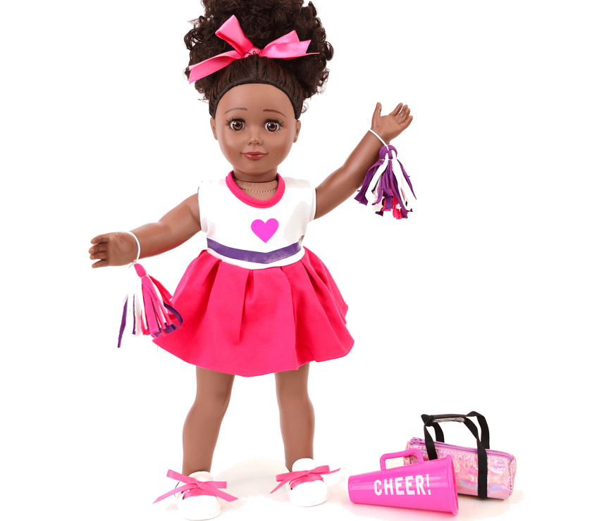 Playtime by Eimmie Playtime Pack Cheerleader - 18 Inch Dolls - OrangeOnions Wholesale