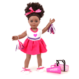 Playtime by Eimmie Playtime Pack Cheerleader - 18 Inch Dolls - OrangeOnions Wholesale