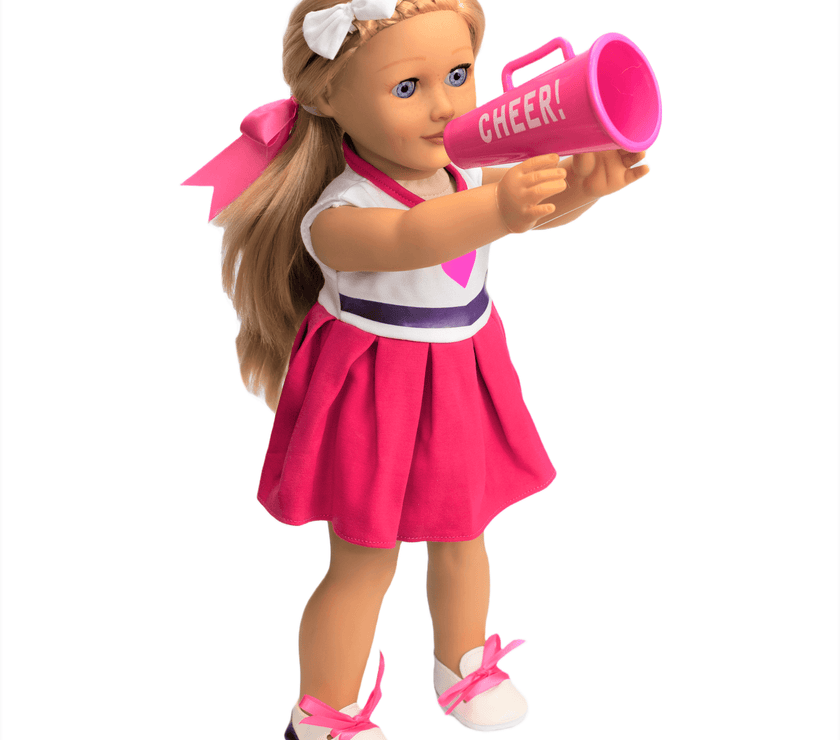 Playtime by Eimmie Playtime Pack Cheerleader - 18 Inch Dolls - OrangeOnions Wholesale