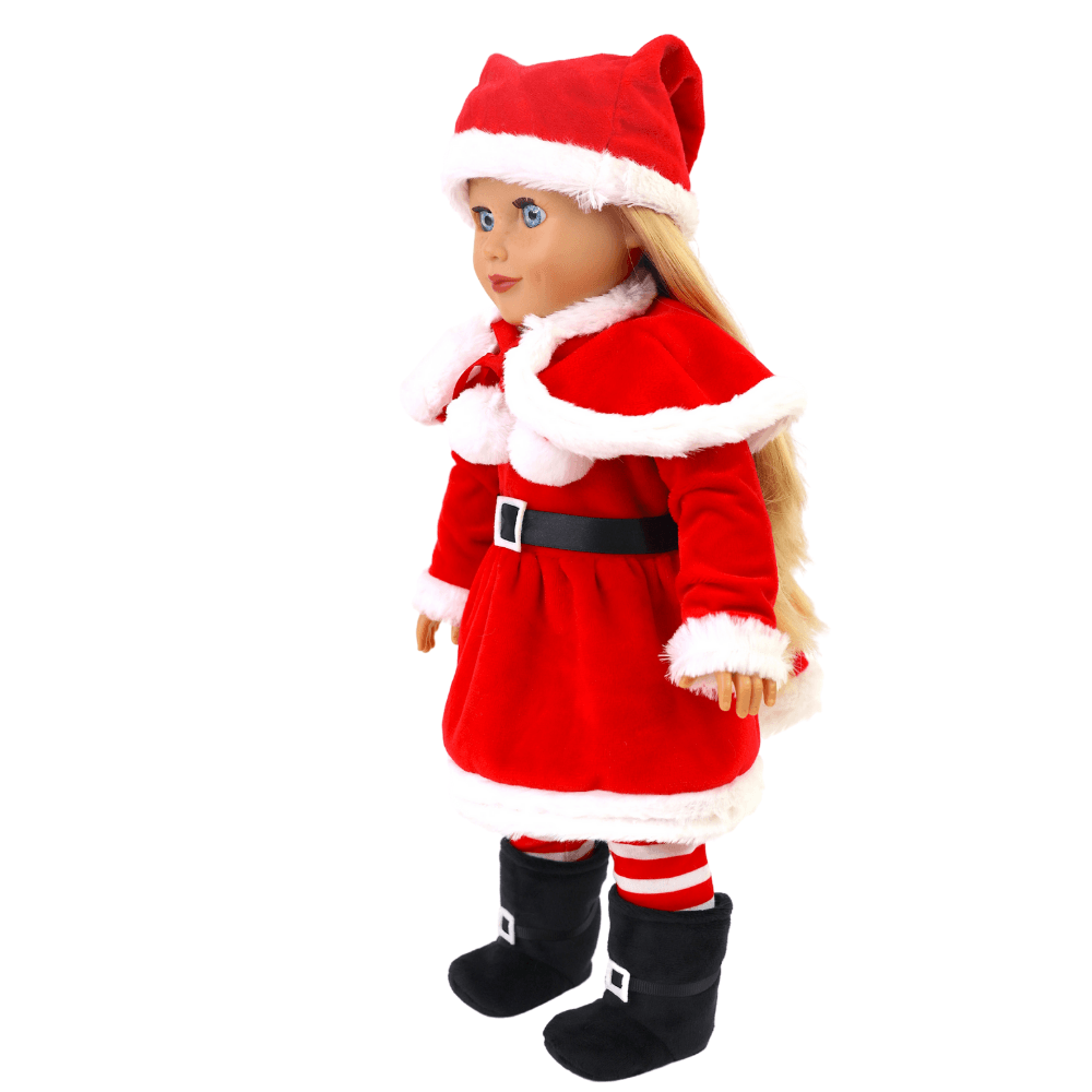 Playtime by Eimmie Playtime Pack Classic Christmas with Matching Child Accessories 18 Inch Doll - OrangeOnions Wholesale