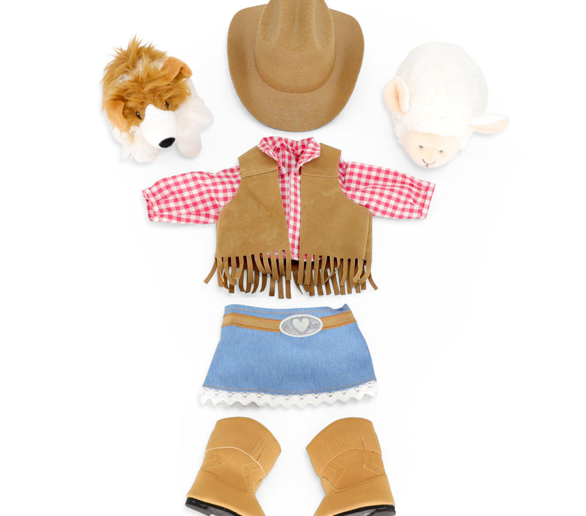 Playtime by Eimmie Playtime Pack Country Chic 18 Inch Dolls - OrangeOnions Wholesale