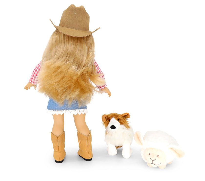 Playtime by Eimmie Playtime Pack Country Chic 18 Inch Dolls - OrangeOnions Wholesale