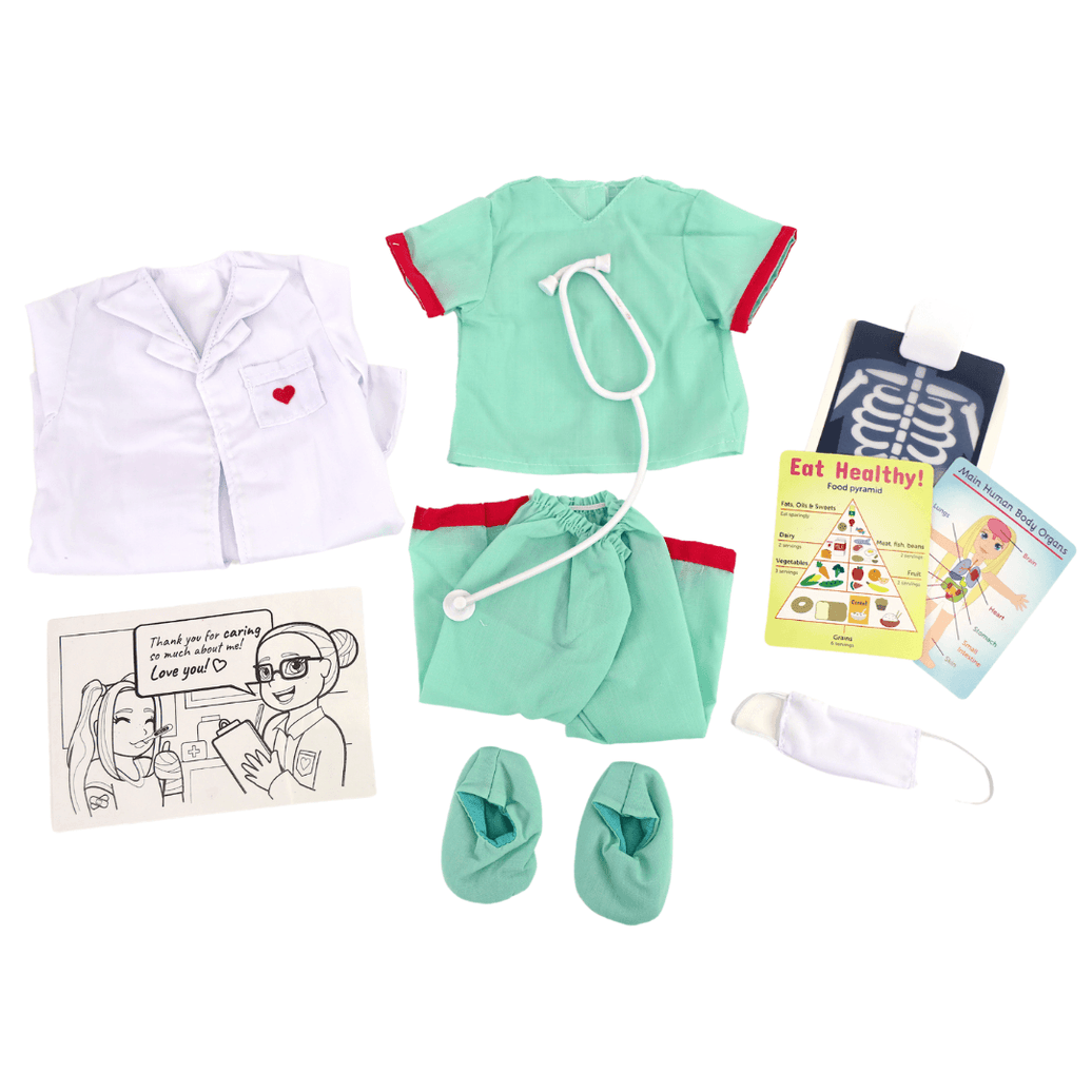 Playtime by Eimmie Playtime Pack Doctor 18 Inch Dolls - OrangeOnions Wholesale