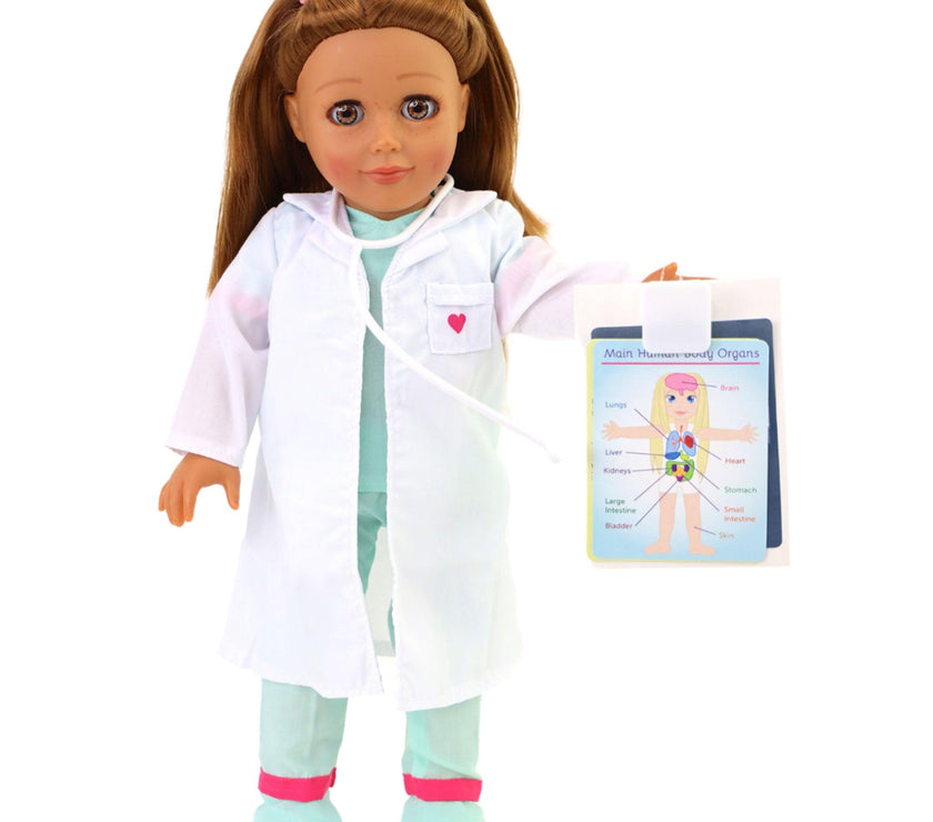 Playtime by Eimmie Playtime Pack Doctor 18 Inch Dolls - OrangeOnions Wholesale