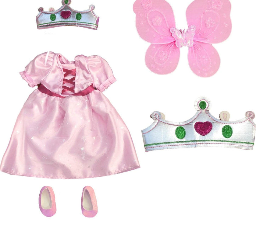 Playtime by Eimmie Playtime Pack Fairy Princess with Child Accessories 18 Inch Dolls - OrangeOnions Wholesale