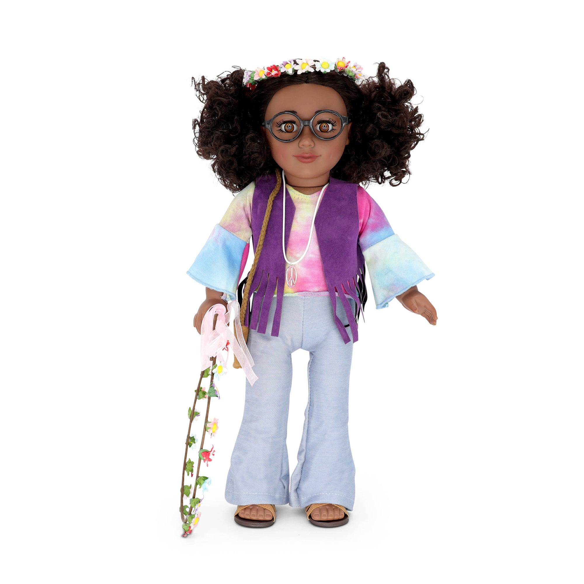 Playtime by Eimmie Playtime Pack Flower Child with Child Accessories 18 Inch Dolls - OrangeOnions Wholesale