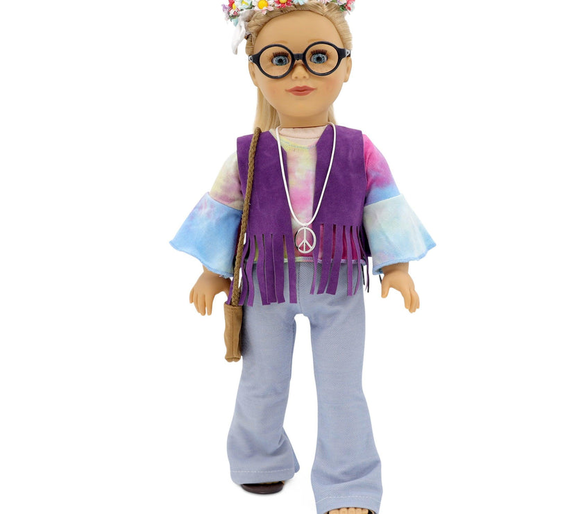 Playtime by Eimmie Playtime Pack Flower Child with Child Accessories 18 Inch Dolls - OrangeOnions Wholesale
