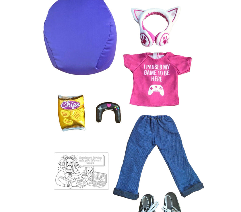 Playtime by Eimmie Playtime Pack Gametime 18 Inch Dolls - OrangeOnions Wholesale