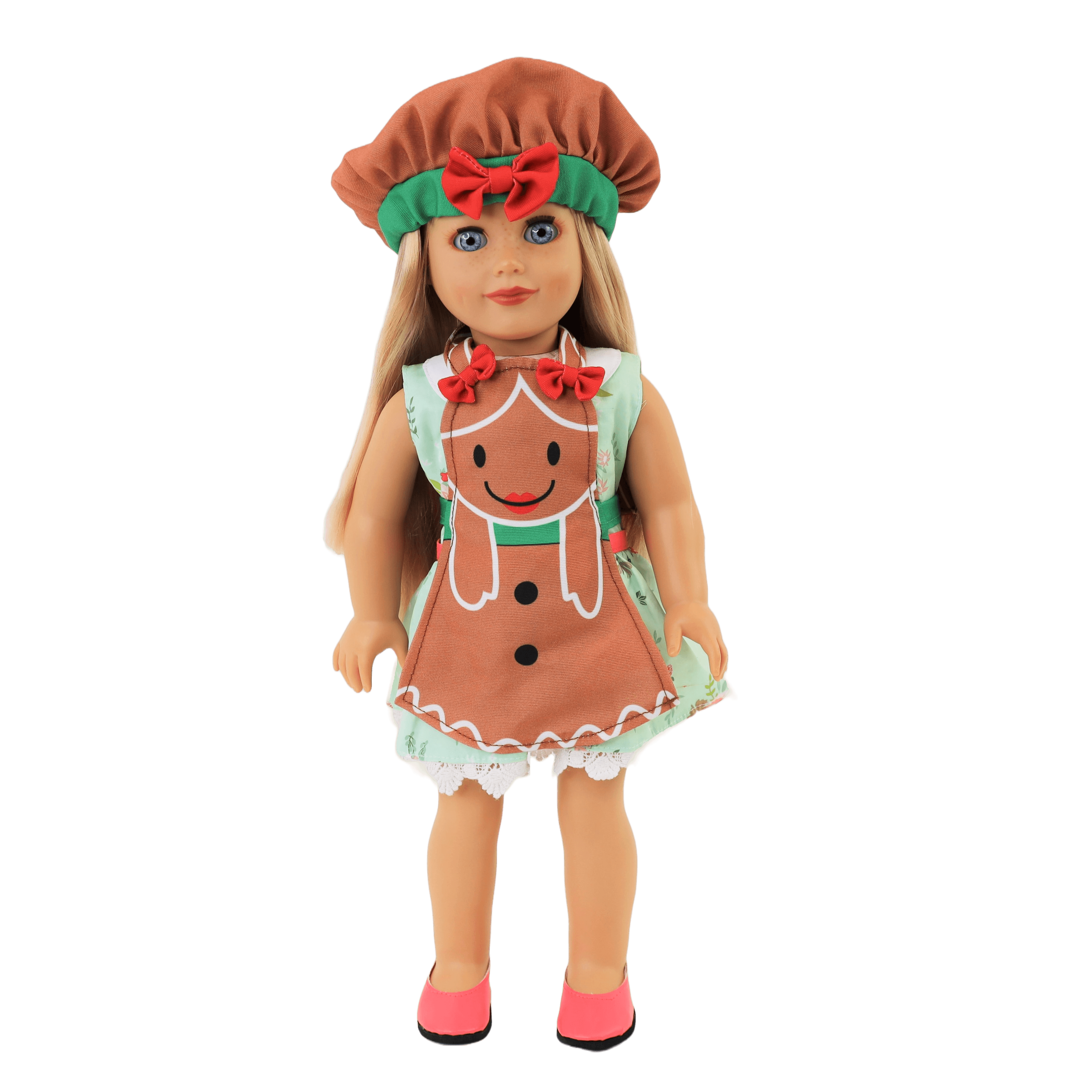 Playtime by Eimmie Playtime Pack Holiday Baking with Matching Child Accessories 18 Inch Doll - OrangeOnions Wholesale