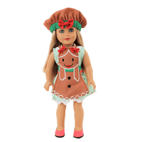 Playtime by Eimmie Playtime Pack Holiday Baking with Matching Child Accessories 18 Inch Doll - OrangeOnions Wholesale