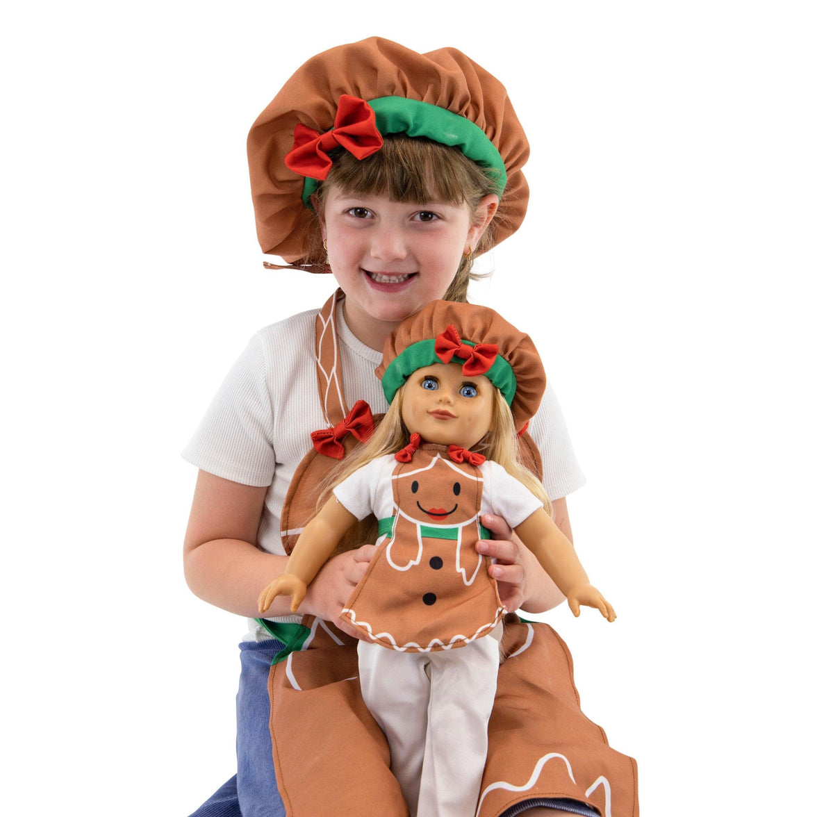 Playtime by Eimmie Playtime Pack Holiday Baking with Matching Child Accessories 18 Inch Doll - OrangeOnions Wholesale