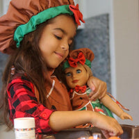 Playtime by Eimmie Playtime Pack Holiday Baking with Matching Child Accessories 18 Inch Doll - OrangeOnions Wholesale