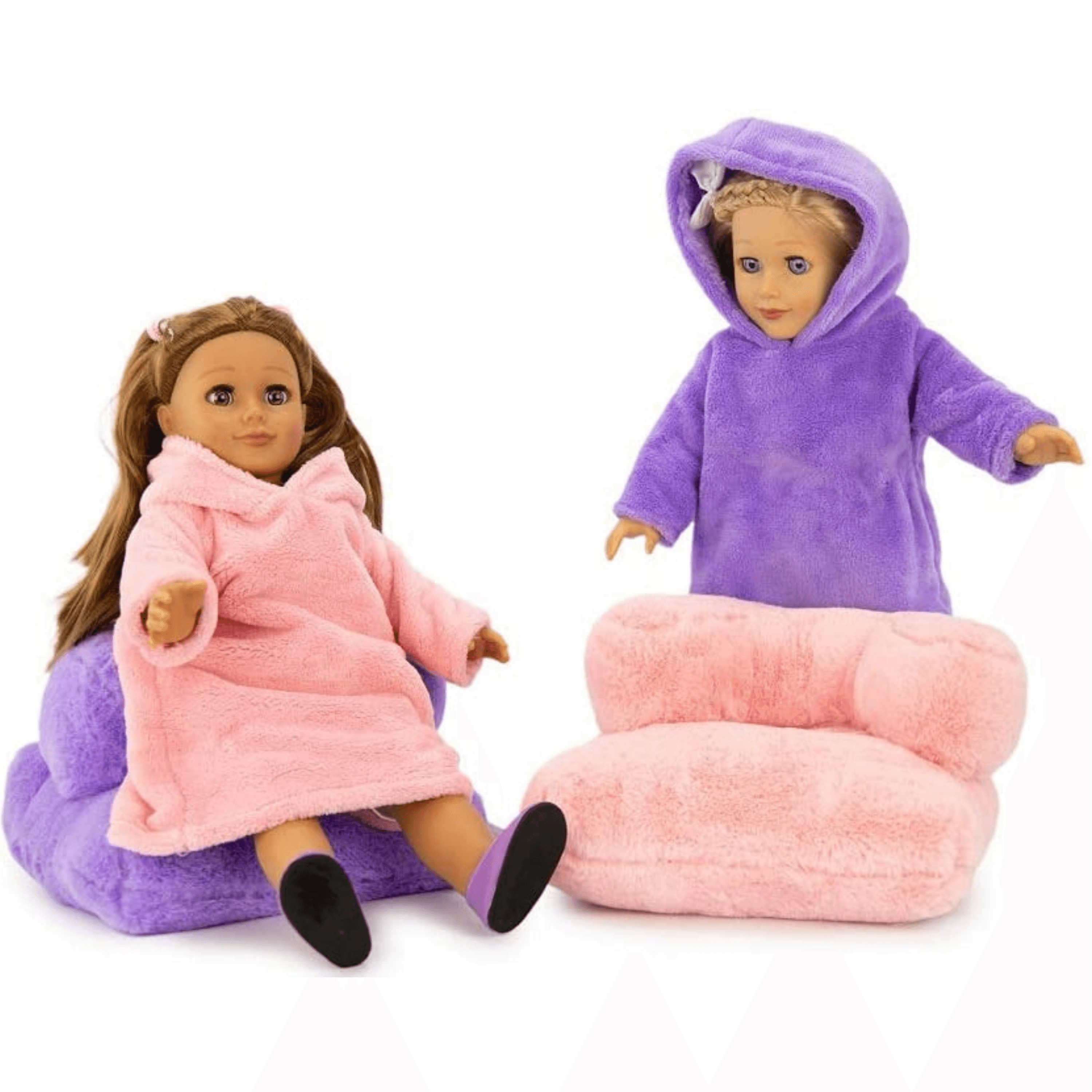 Playtime by Eimmie Playtime Pack Plush Chair Sleepover 18 Inch Dolls - OrangeOnions Wholesale