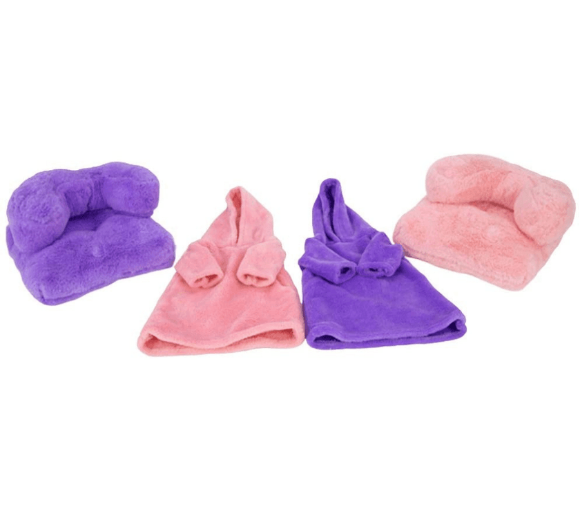 Playtime by Eimmie Playtime Pack Plush Chair Sleepover 18 Inch Dolls - OrangeOnions Wholesale