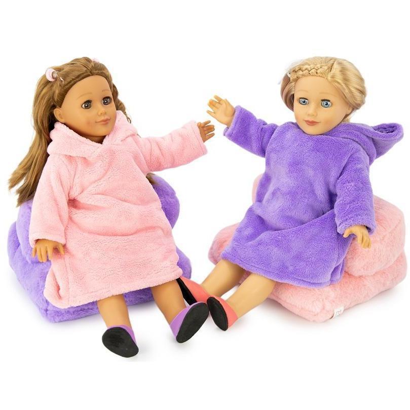 Playtime by Eimmie Playtime Pack Plush Chair Sleepover 18 Inch Dolls - OrangeOnions Wholesale