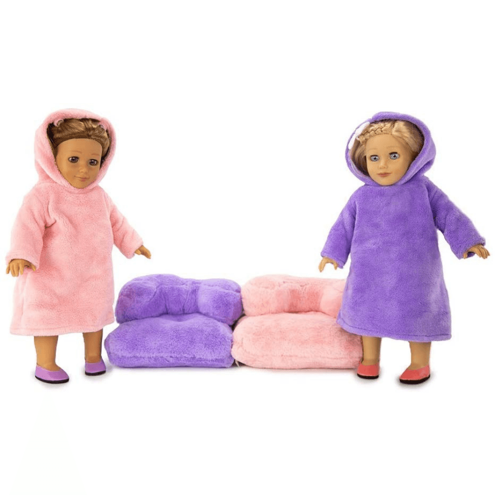 Playtime by Eimmie Playtime Pack Plush Chair Sleepover 18 Inch Dolls - OrangeOnions Wholesale