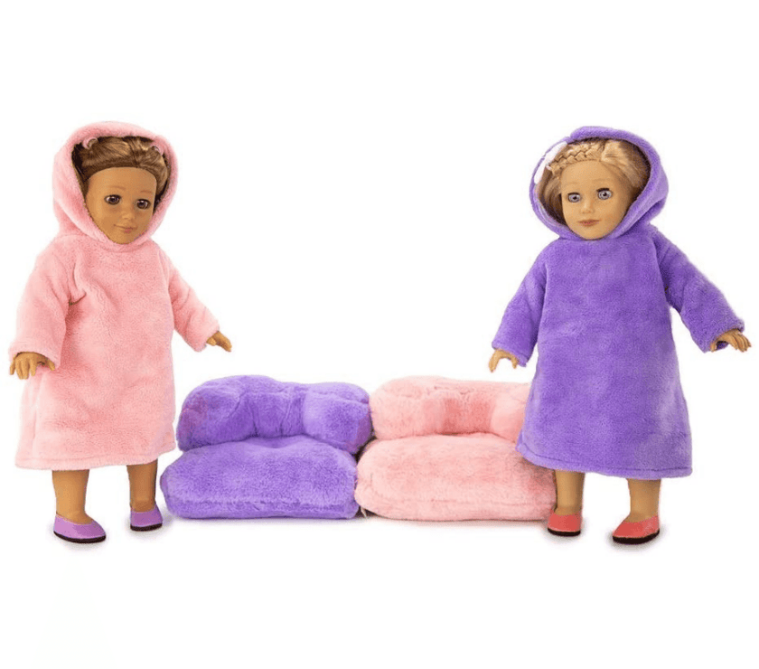 Playtime by Eimmie Playtime Pack Plush Chair Sleepover 18 Inch Dolls - OrangeOnions Wholesale