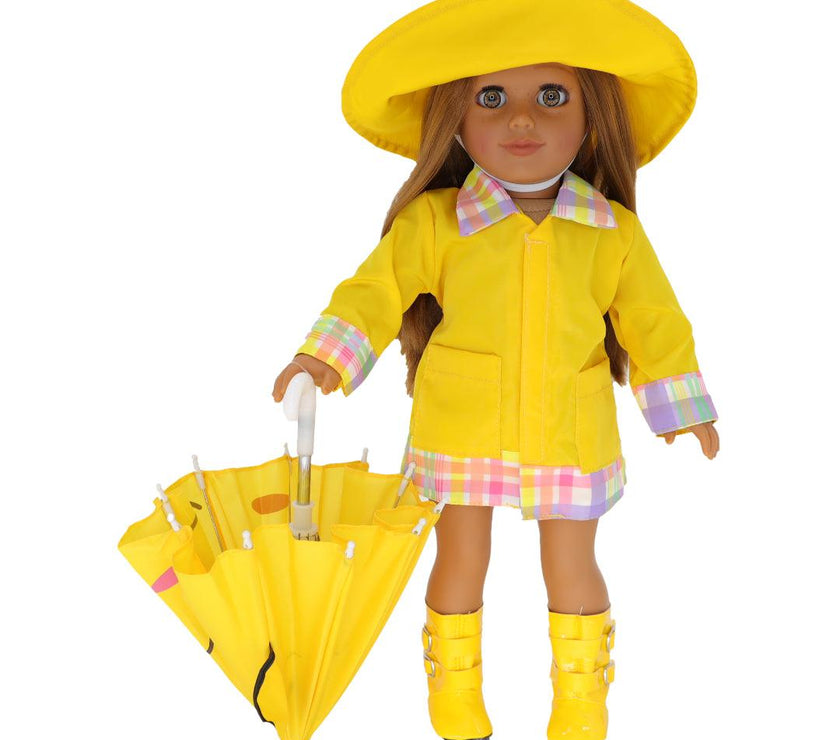 Playtime by Eimmie Playtime Pack Rainy Day 18 Inch Dolls - OrangeOnions Wholesale