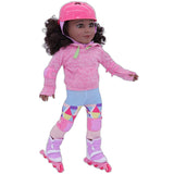 Playtime by Eimmie Playtime Pack Roller Skating 18 Inch Dolls - OrangeOnions Wholesale