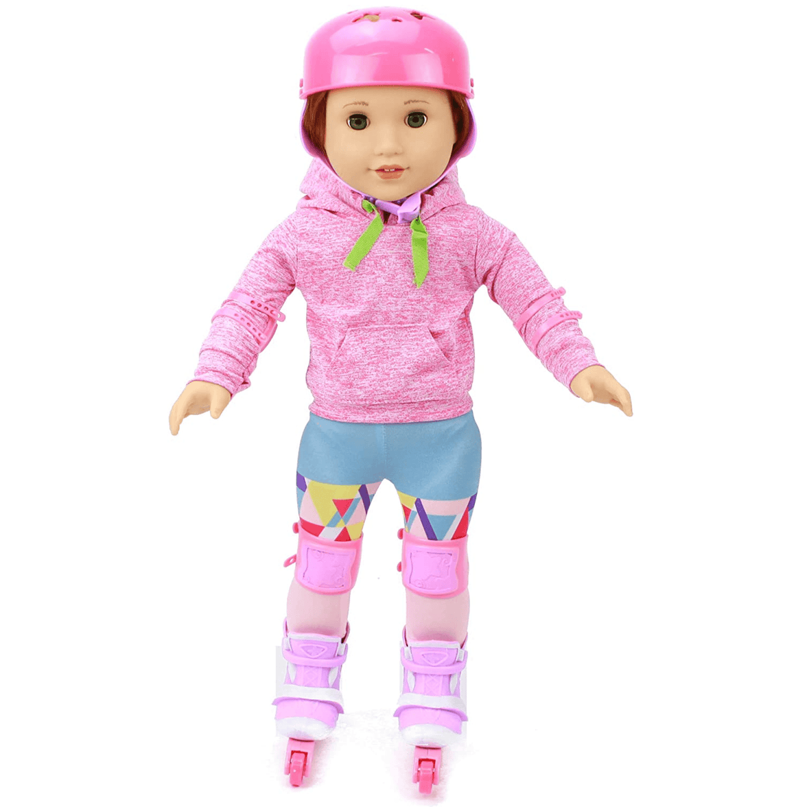 Playtime by Eimmie Playtime Pack Roller Skating 18 Inch Dolls - OrangeOnions Wholesale