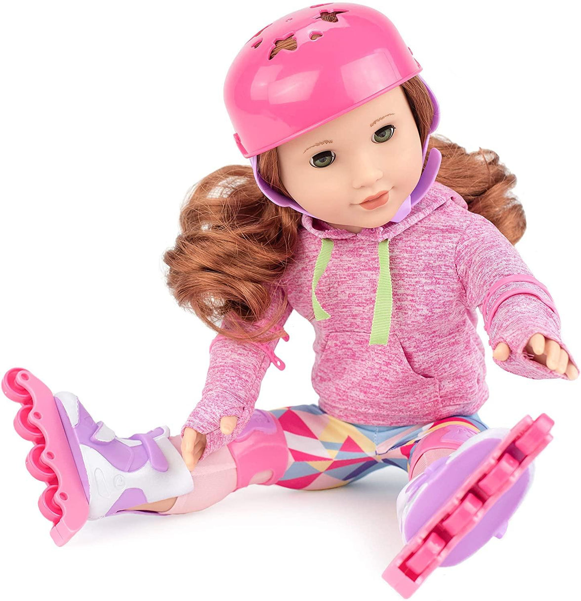 Playtime by Eimmie Playtime Pack Roller Skating 18 Inch Dolls - OrangeOnions Wholesale