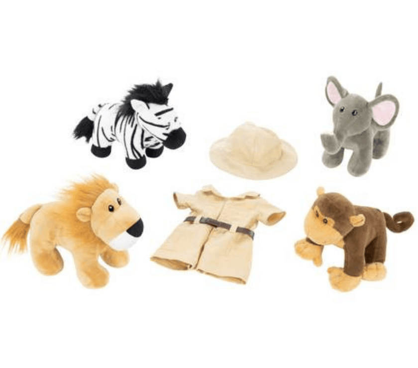 Playtime by Eimmie Playtime Pack Safari Adventure 18 Inch Dolls - OrangeOnions Wholesale