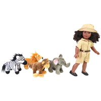 Playtime by Eimmie Playtime Pack Safari Adventure 18 Inch Dolls - OrangeOnions Wholesale