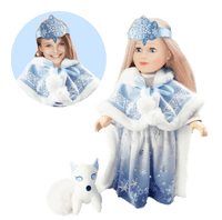 Playtime by Eimmie Playtime Pack Snow Princess with Matching Child Accessories - OrangeOnions Wholesale