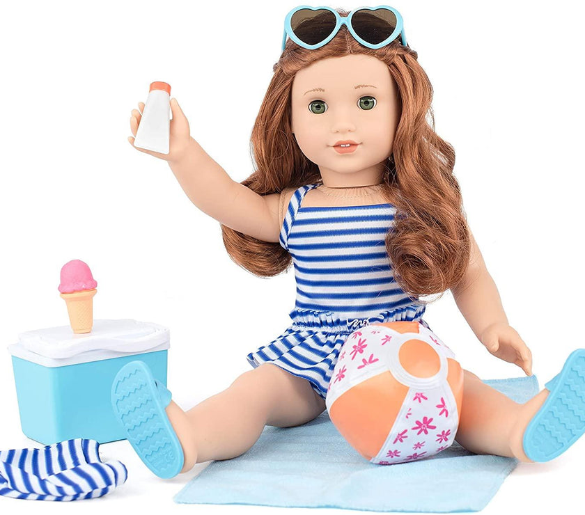 Playtime by Eimmie Playtime Pack Summertime 18 Inch Dolls - OrangeOnions Wholesale