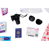 Playtime by Eimmie Playtime Pack Travel Time with Matching Child Accessories 18 Inch Dolls - OrangeOnions Wholesale