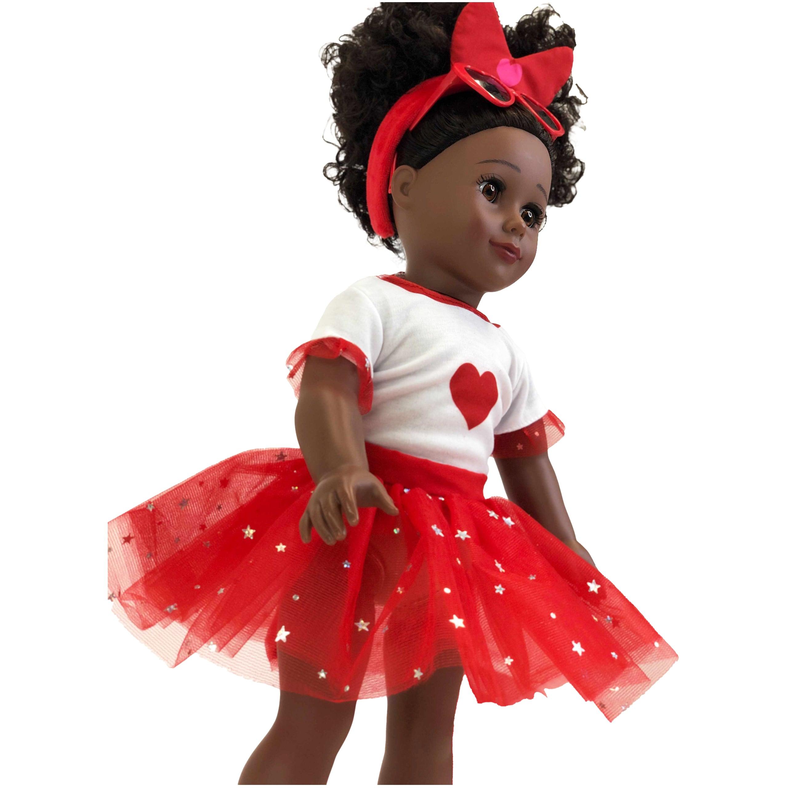 Playtime by Eimmie Playtime Pack Valentine's Day with Matching Child Accessories 18 Inch Dolls - OrangeOnions Wholesale