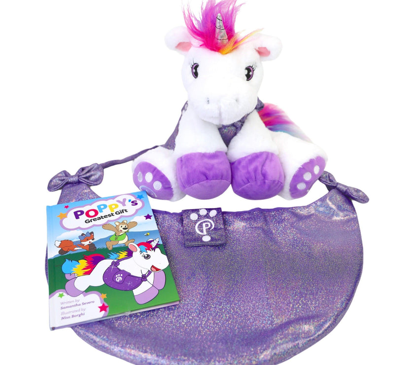 Plushible Adventure Book and Stuffed Animal Set Unicorn's Greatest Gift - OrangeOnions Wholesale