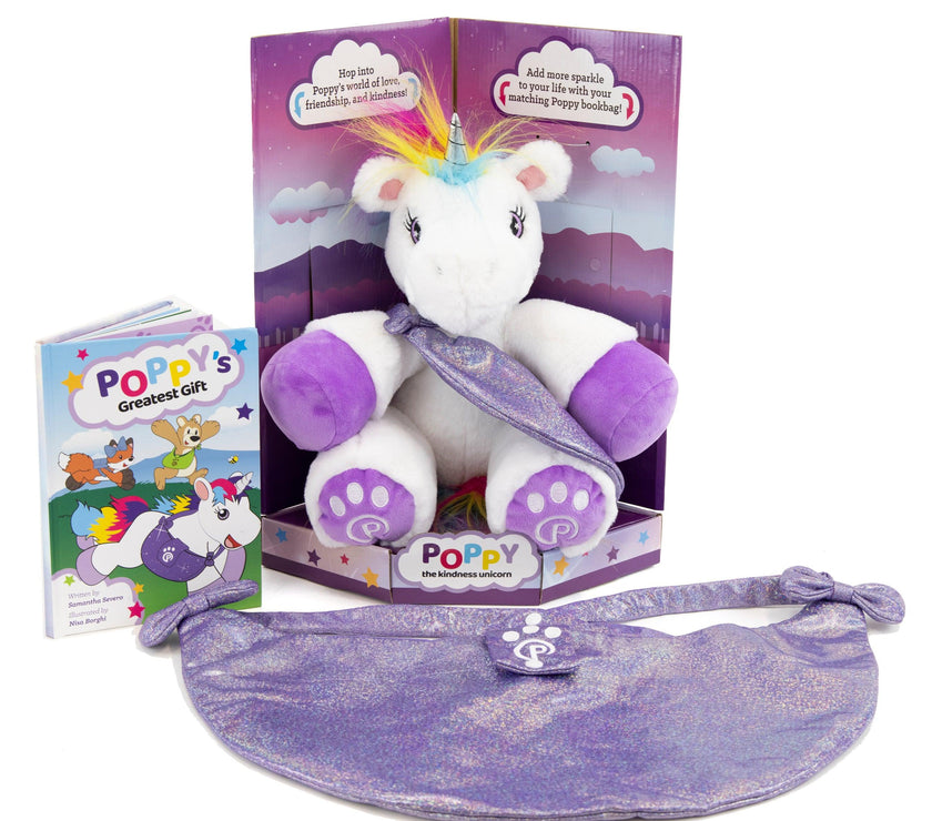 Plushible Adventure Book and Stuffed Animal Set Unicorn's Greatest Gift - OrangeOnions Wholesale