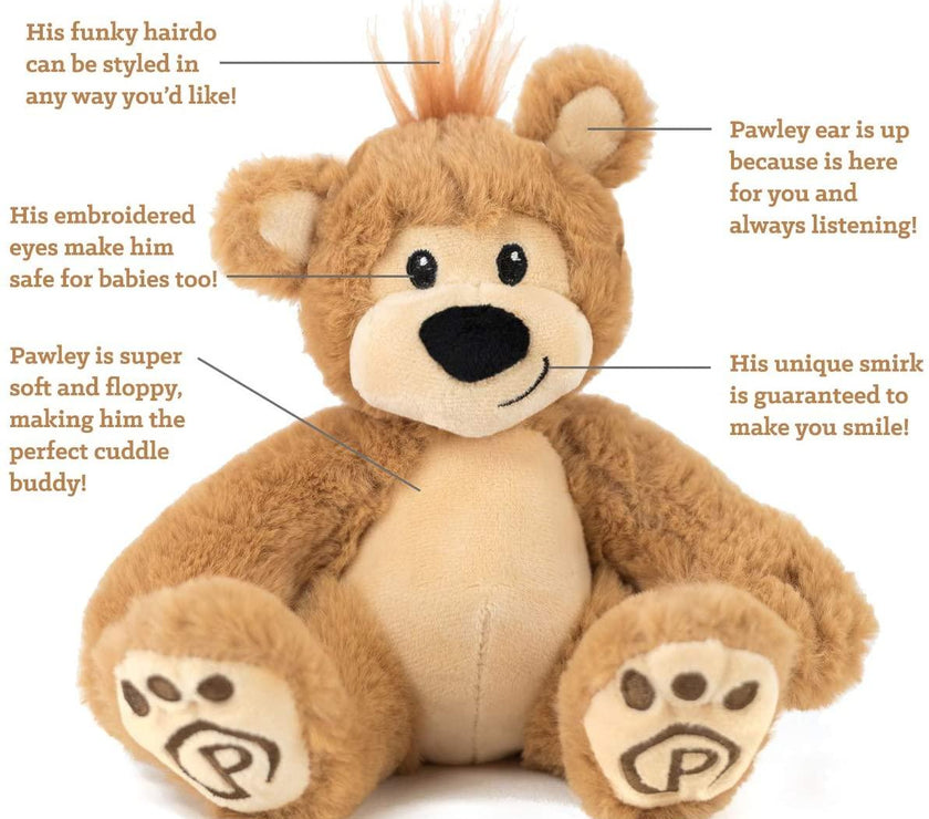 Plushible Bear 10 Inch (Sitting) - OrangeOnions Wholesale