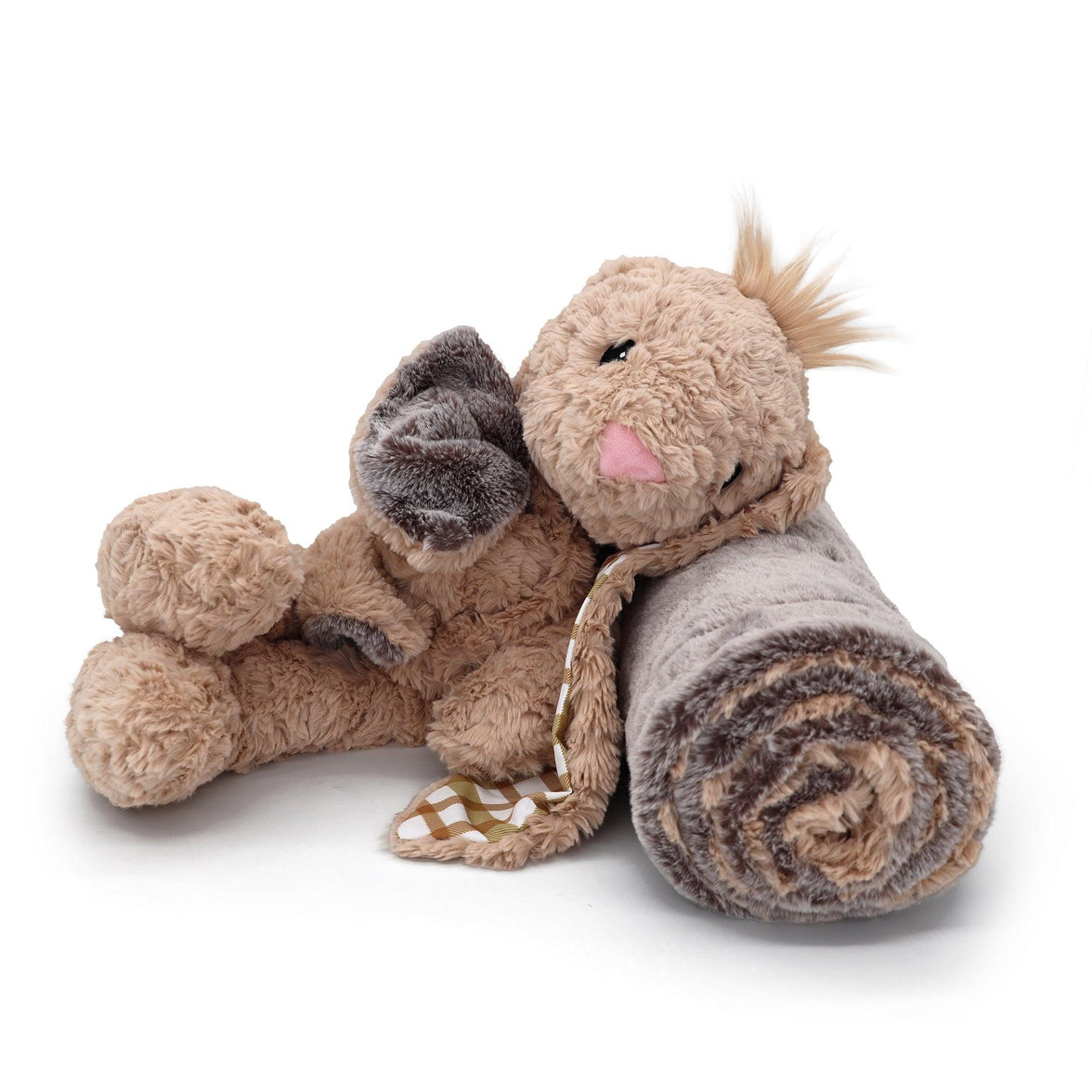 Plushible Blankie Bestie 2-in-1 Plush and Blanket Benny the Bunny - OrangeOnions Wholesale