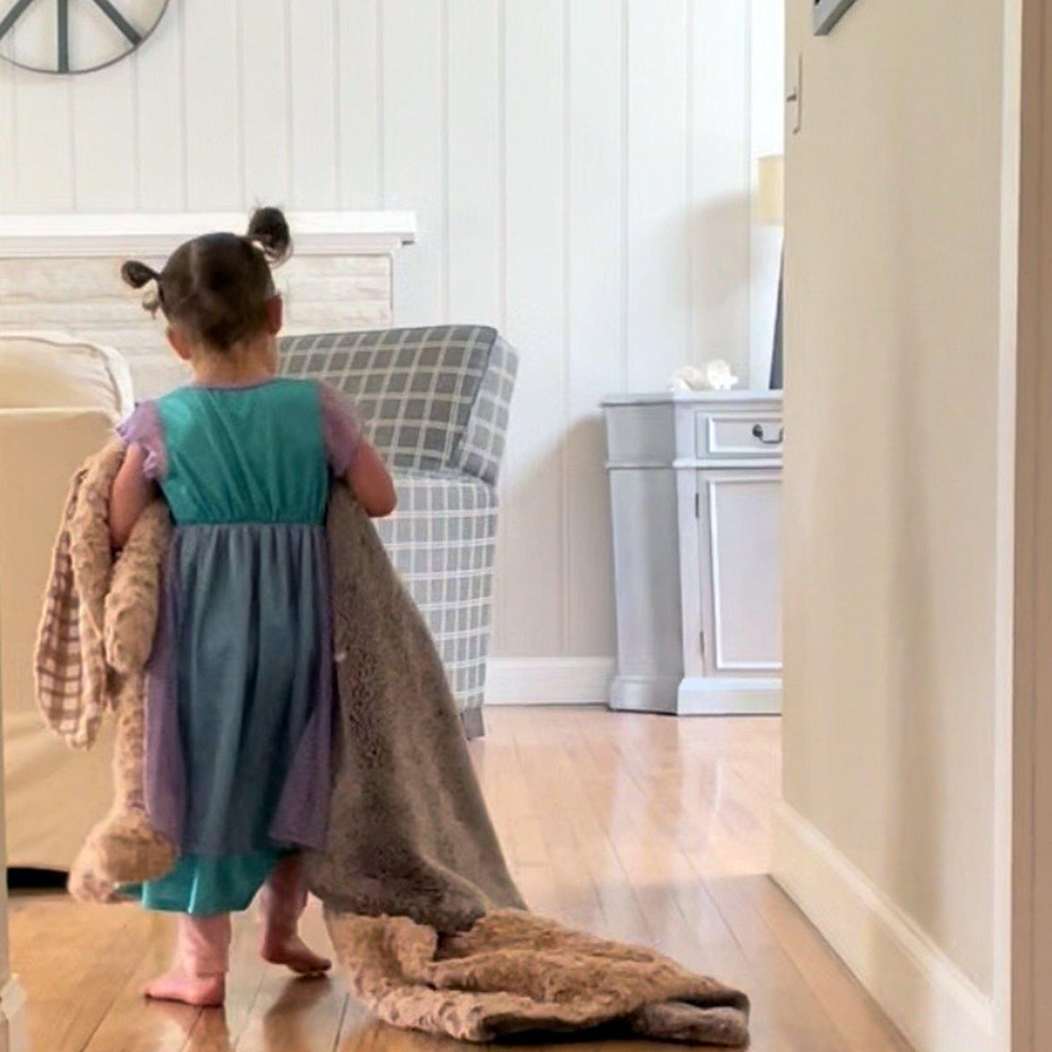 Plushible Blankie Bestie 2-in-1 Plush and Blanket Benny the Bunny - OrangeOnions Wholesale