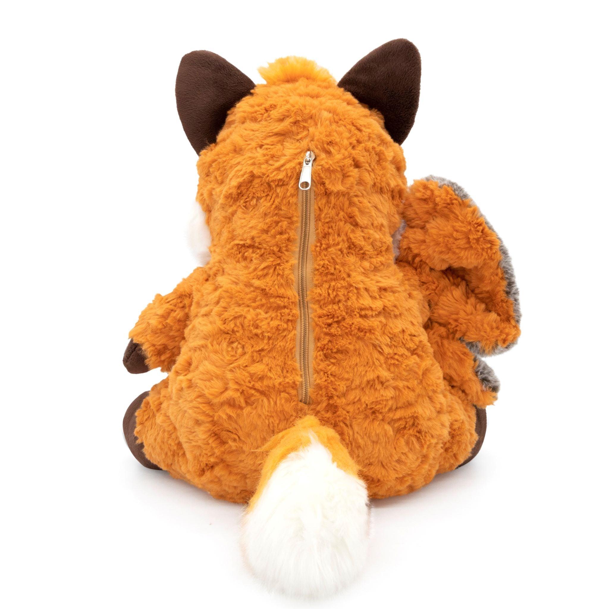 Plushible Blankie Bestie 2-in-1 Plush and Blanket Farley the Fox - OrangeOnions Wholesale