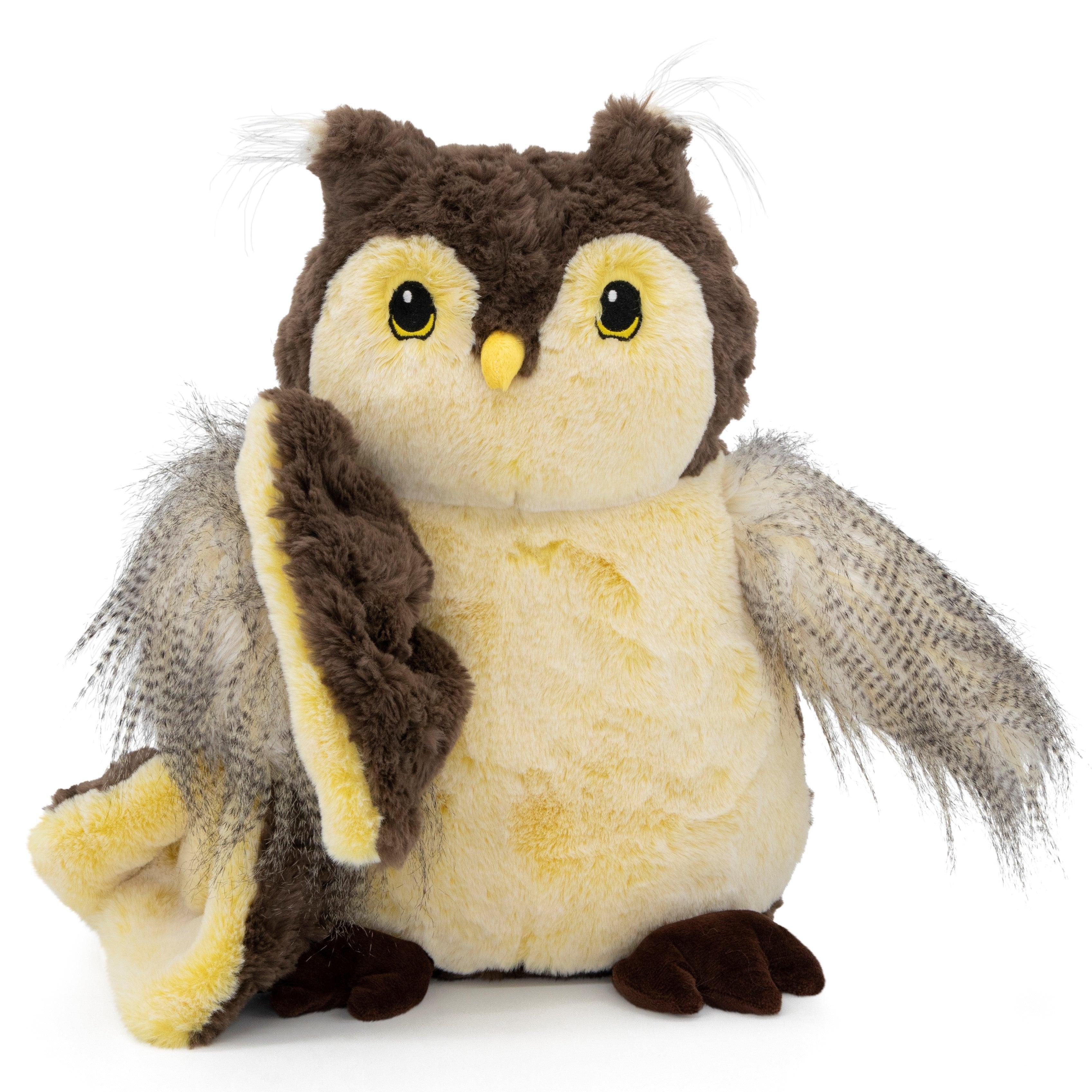 Plushible Blankie Bestie 2-in-1 Plush and Blanket Owliver the Owl - OrangeOnions Wholesale