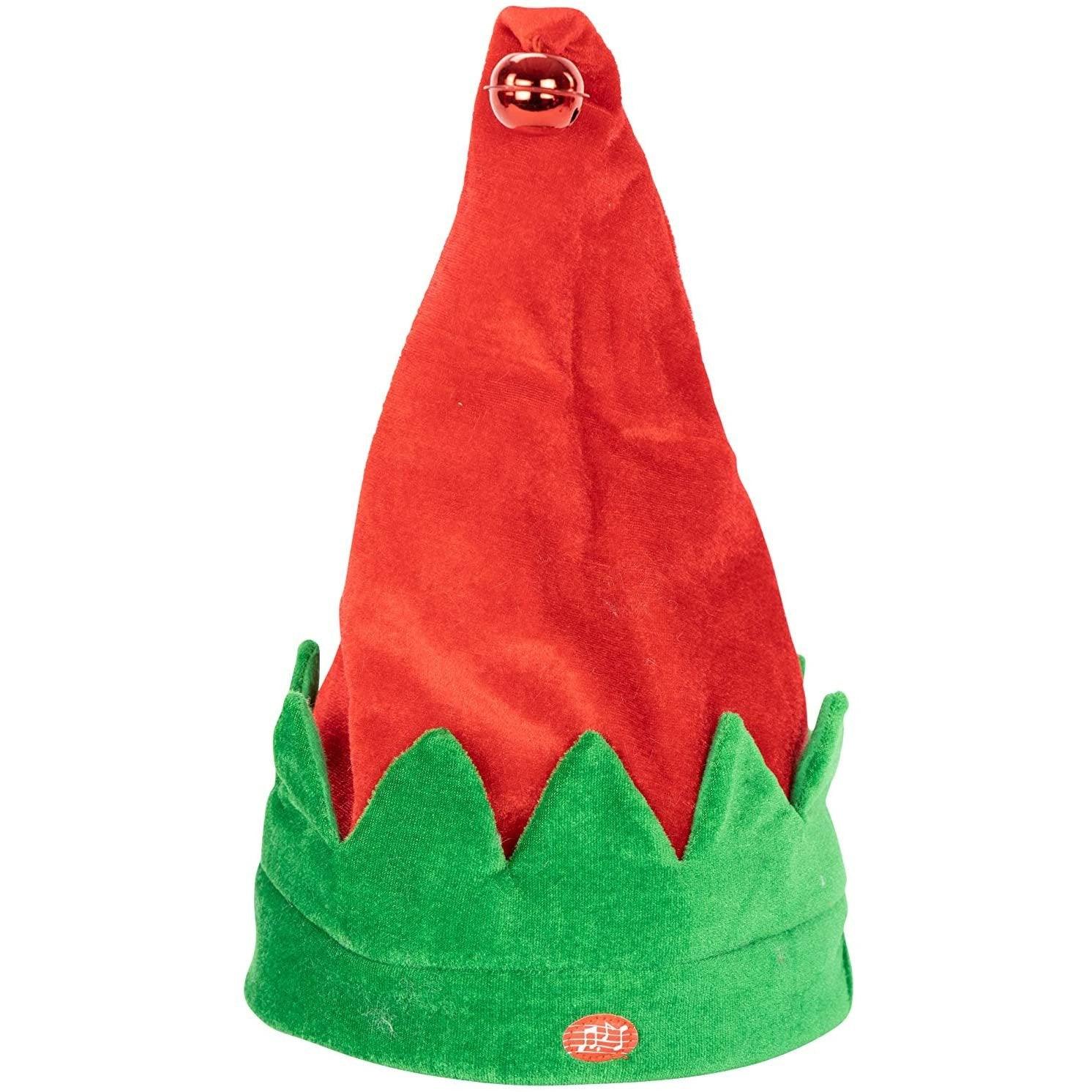 Plushible Christmas Animated Holiday Hat Elf Style - OrangeOnions Wholesale